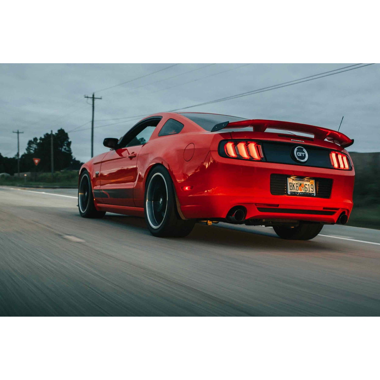 2010-2012 Ford Mustang XB LED Smoked Tail Lights (LF442.2) - View 6 | Dirty Garage