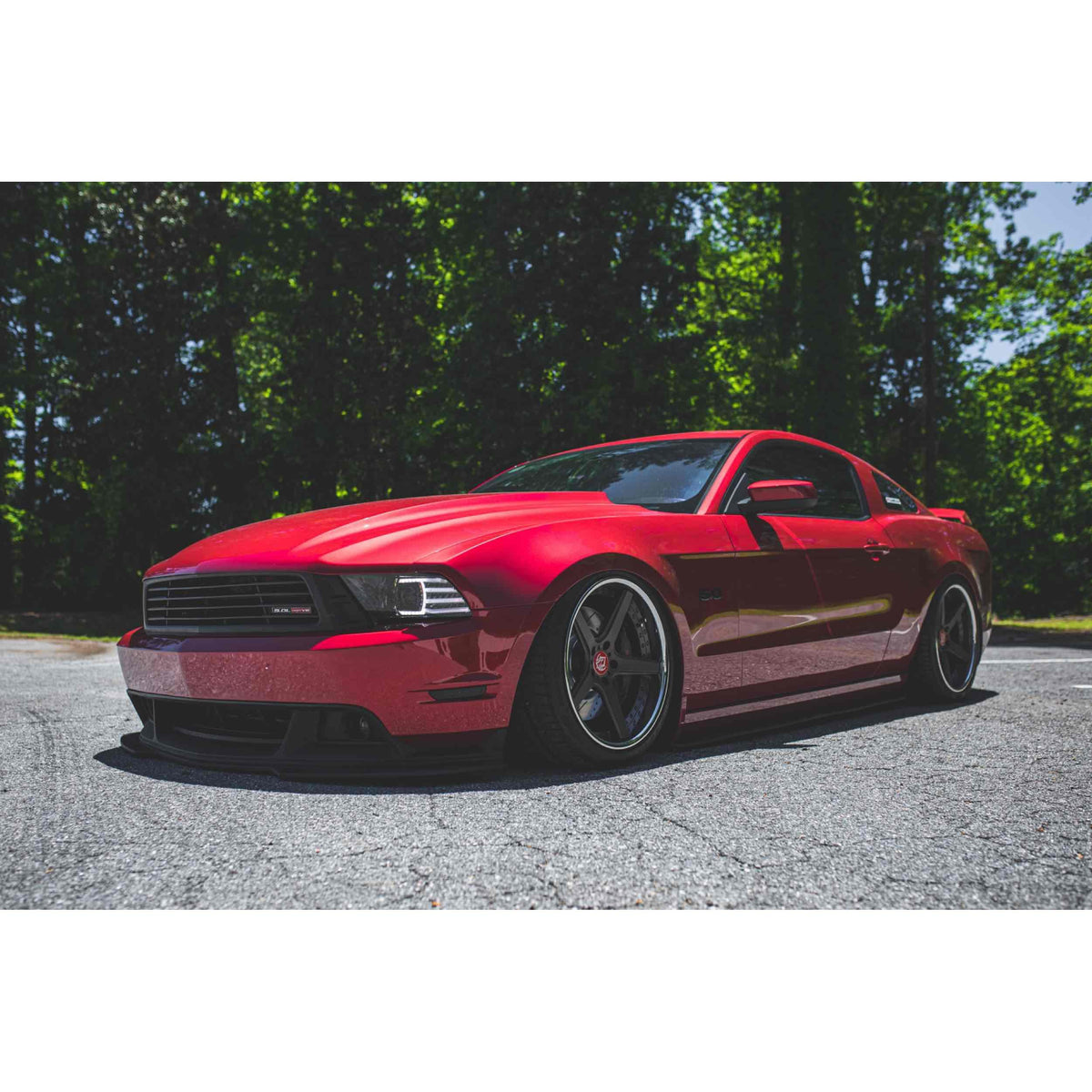 2010-2014 Ford Mustang XB LED Black Headlights - View 8 | Dirty Garage