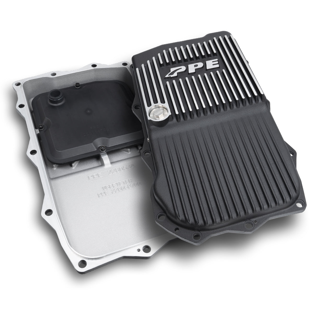 2012-2021 Grand Cherokee w/ ZF-8 Speed Heavy-Duty Cast Aluminum Transmission Pan Raw - View 2 | Dirty Garage