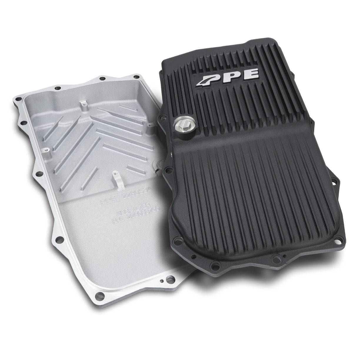 2012-2021 Grand Cherokee w/ ZF-8 Speed Heavy-Duty Cast Aluminum Transmission Pan Raw - View 3 | Dirty Garage