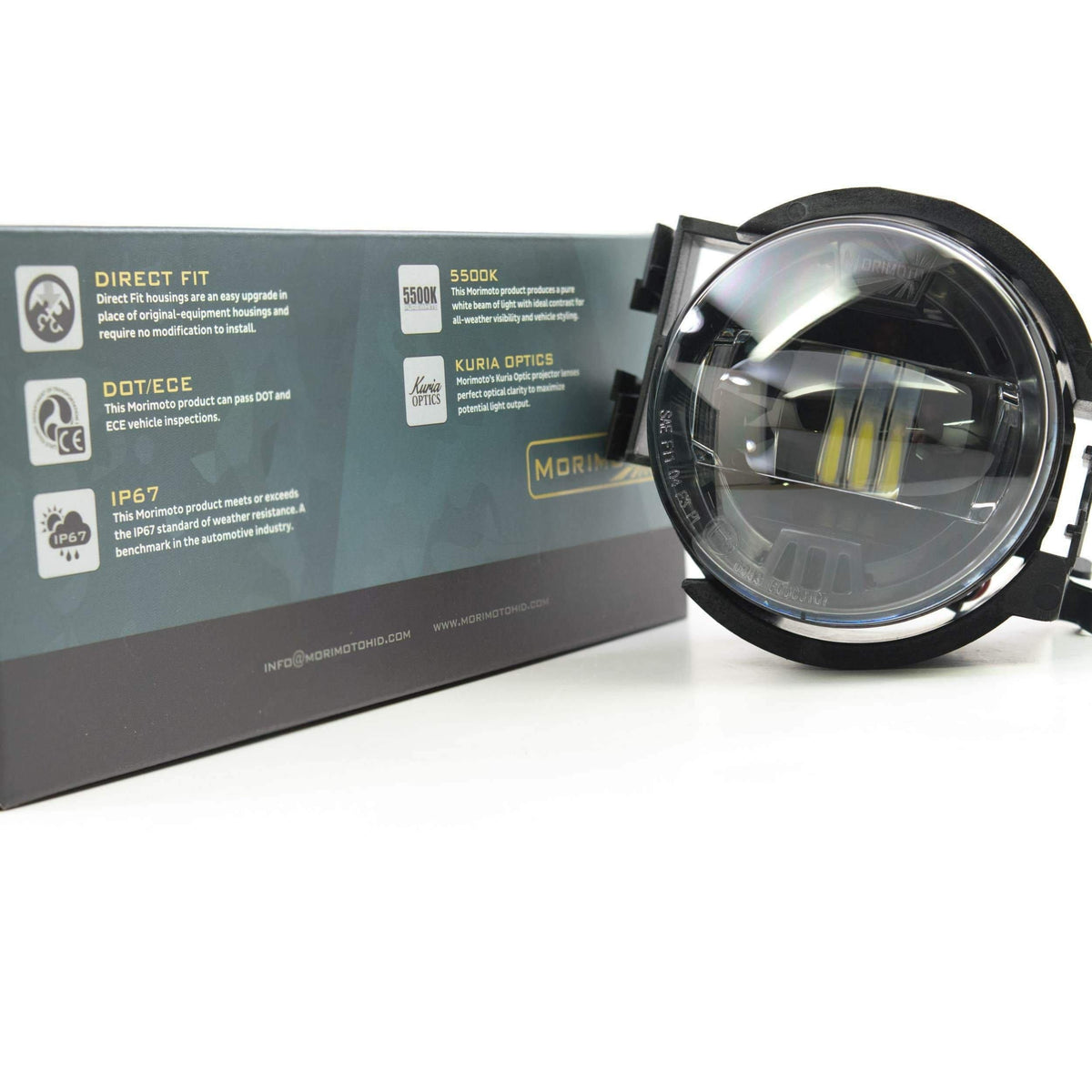 2011-2014 Subaru WRX / STI XB LED Black Fog Lights - View 4 | Dirty Garage