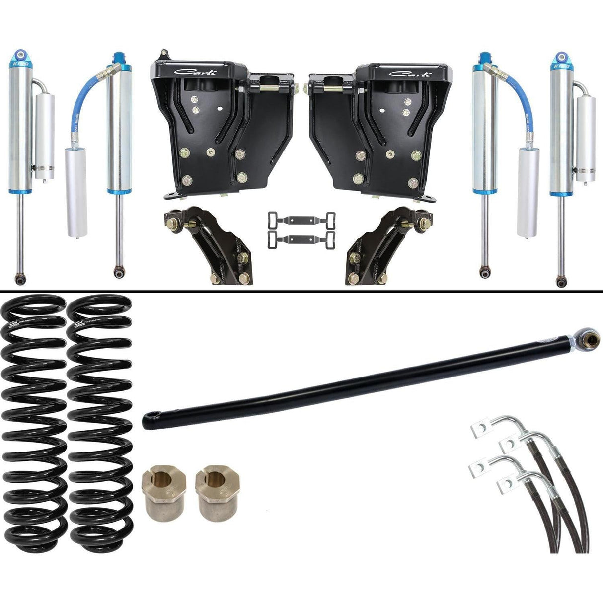 2011-2016 Super Duty 4x4 Diesel 2.5" Lift Dominator System (CS-FLVL-D30-11)