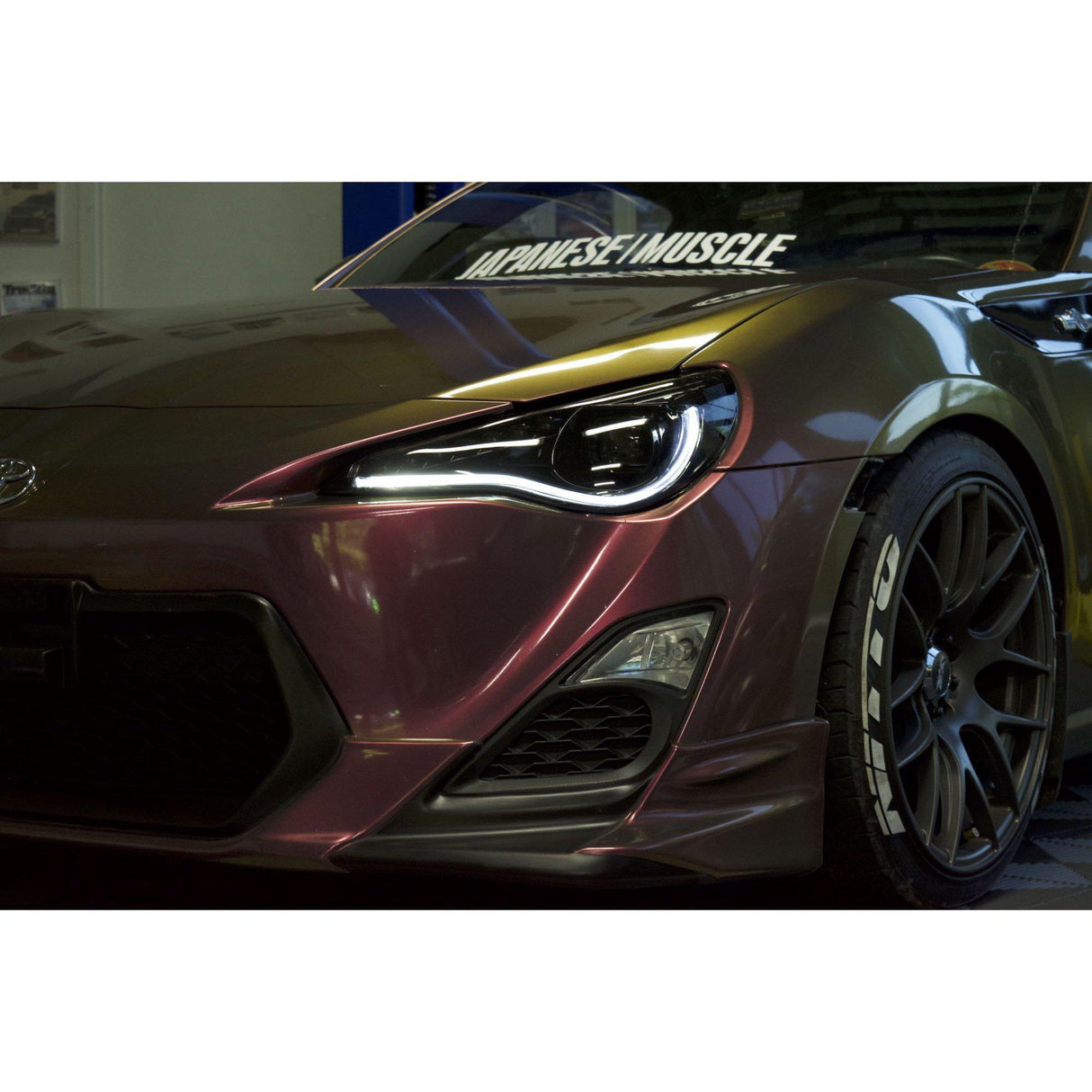 2012-2018 FR-S / BRZ / GT86 XB LED Black Headlights - View 9 | Dirty Garage