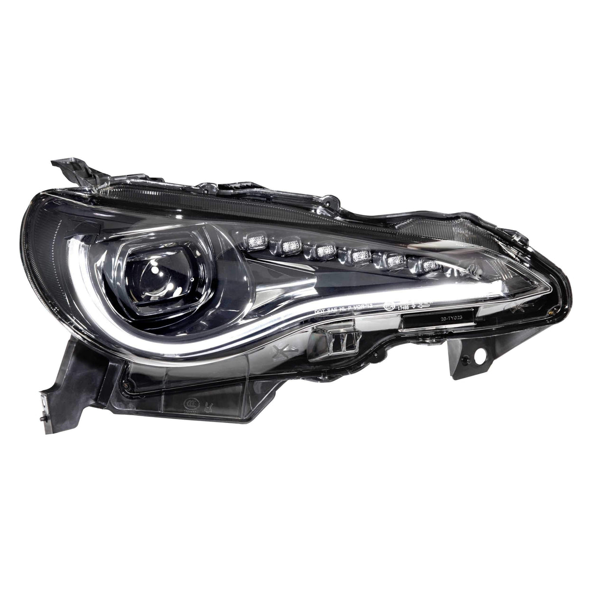 2012-2018 FR-S / BRZ / GT86 XB LED Black Headlights - View 2 | Dirty Garage