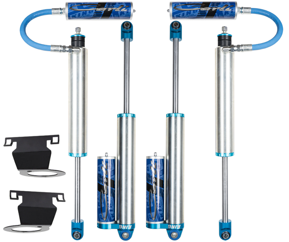 2013-2024 Ram 3500 4X4 Diesel Air Ride King 2.5" RR 3.25" Lift Shock Package & Mounts | Dirty Garage