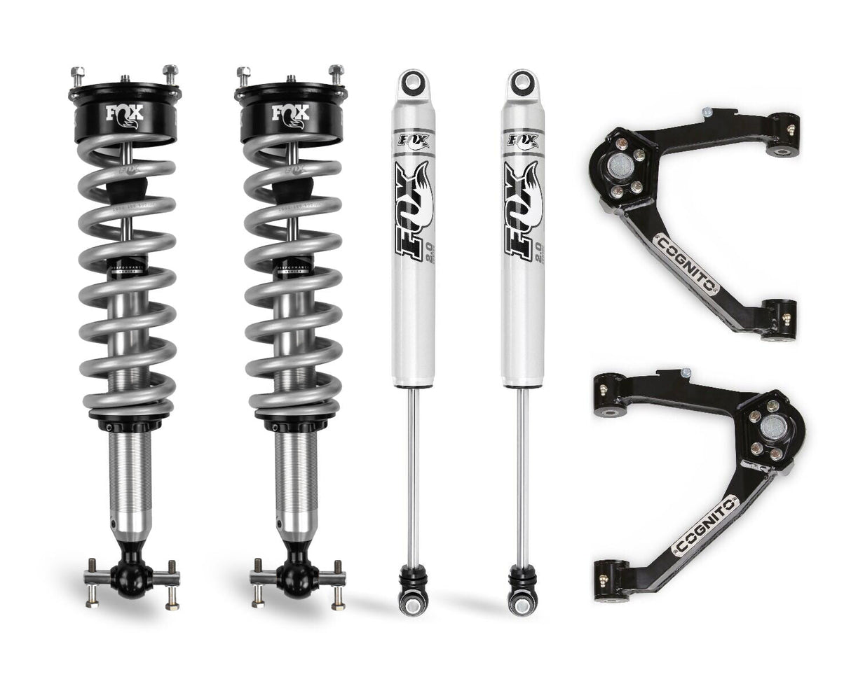 2014-2018 GM 1500 3" Performance Leveling Kit W/ Fox 2.0 Performance Series Coilover & Monotube Shocks | Dirty Garage