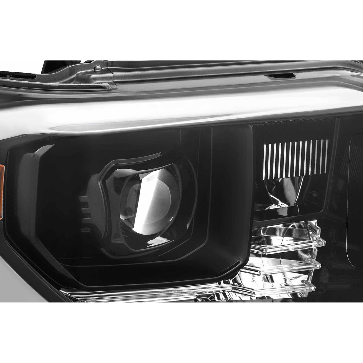 2014-2020 Tundra Pro-Series Halogen Alpha Black Headlights - View 6 | Dirty Garage