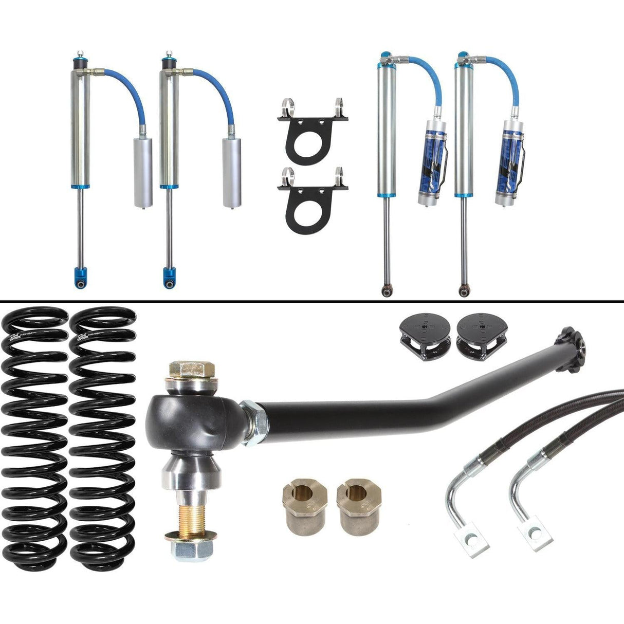 2017-2022 Super Duty 2.0-3.0" Lift Pintop System (CS-FLVL-PT25-17-GAS)