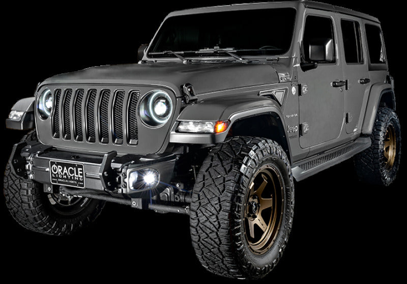 2007-2024 Wrangler High Performance LED Fog Lights - View 5 | Dirty Garage