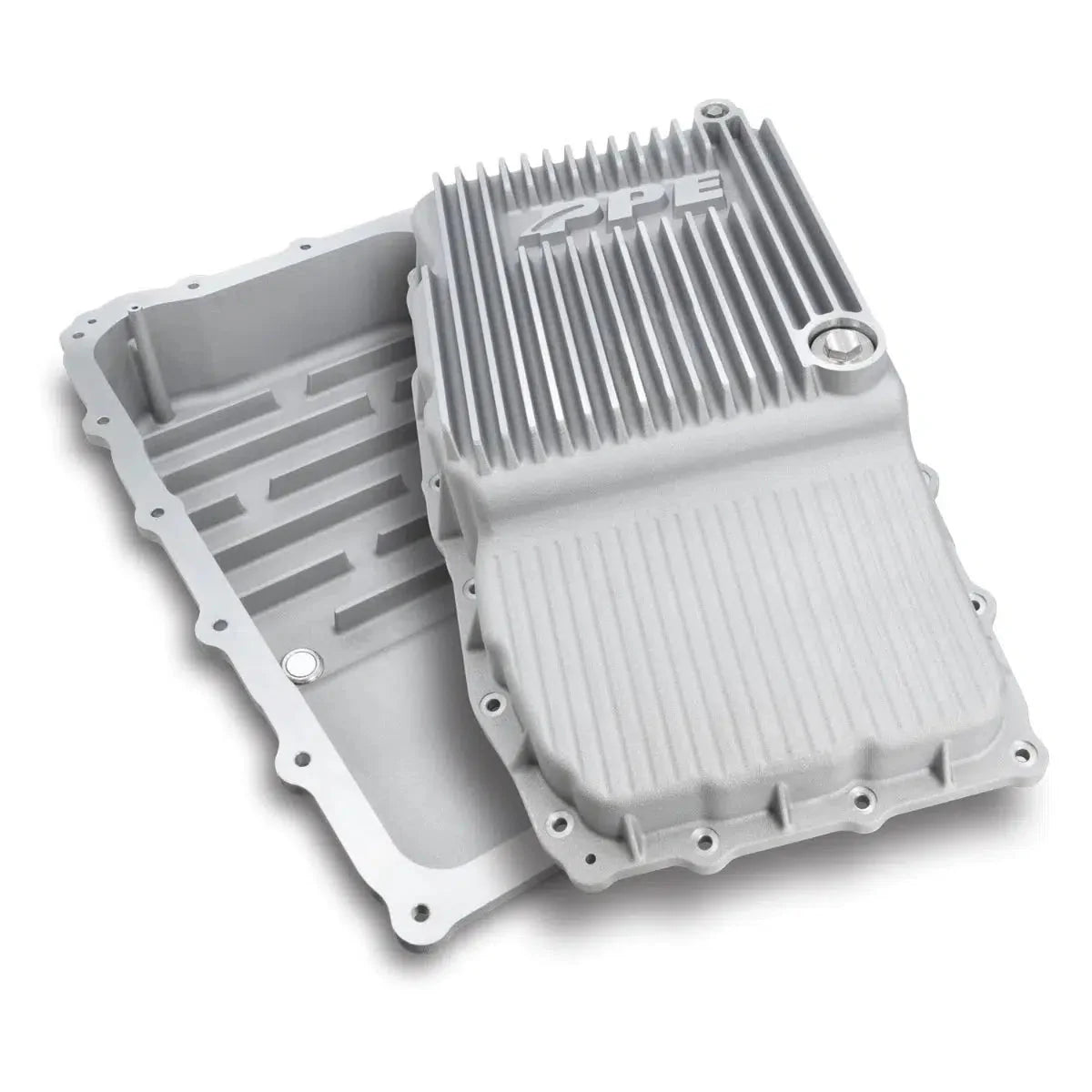 2018-2021 w/ 10L80 Transmission Heavy-Duty Cast Aluminum Transmission Pan Raw | Dirty Garage