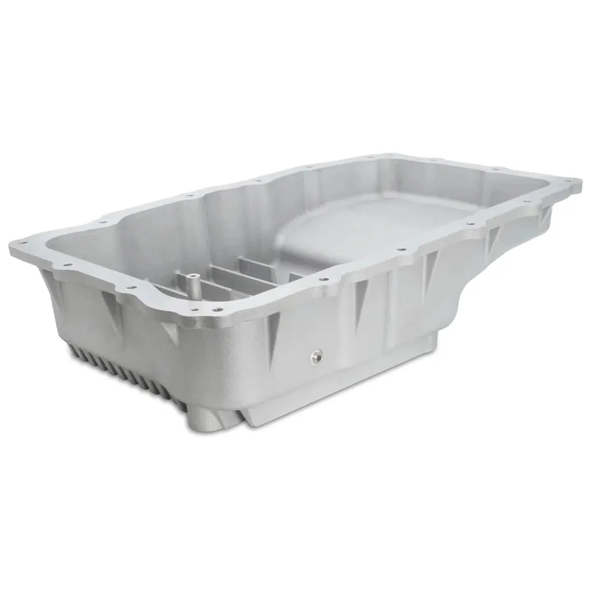 2018-2021 w/ 10L80 Transmission Heavy-Duty Cast Aluminum Transmission Pan Raw - View 4 | Dirty Garage