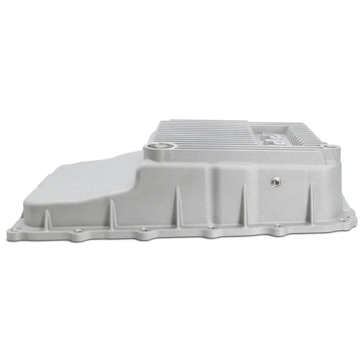 2018-2021 w/ 10L80 Transmission Heavy-Duty Cast Aluminum Transmission Pan Raw - View 5 | Dirty Garage