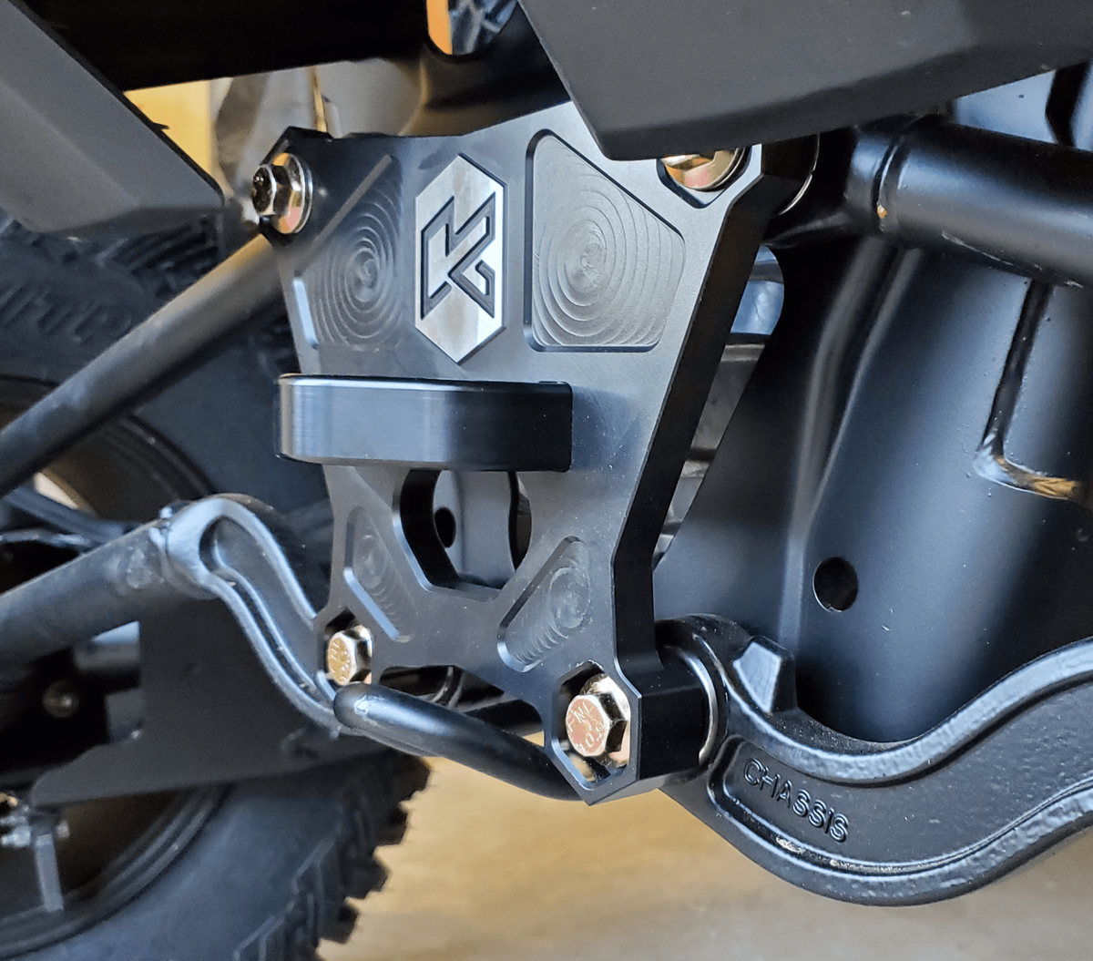 2018-2021 Polaris Death Grip Rear Radius Plate - View 13 | Dirty Garage