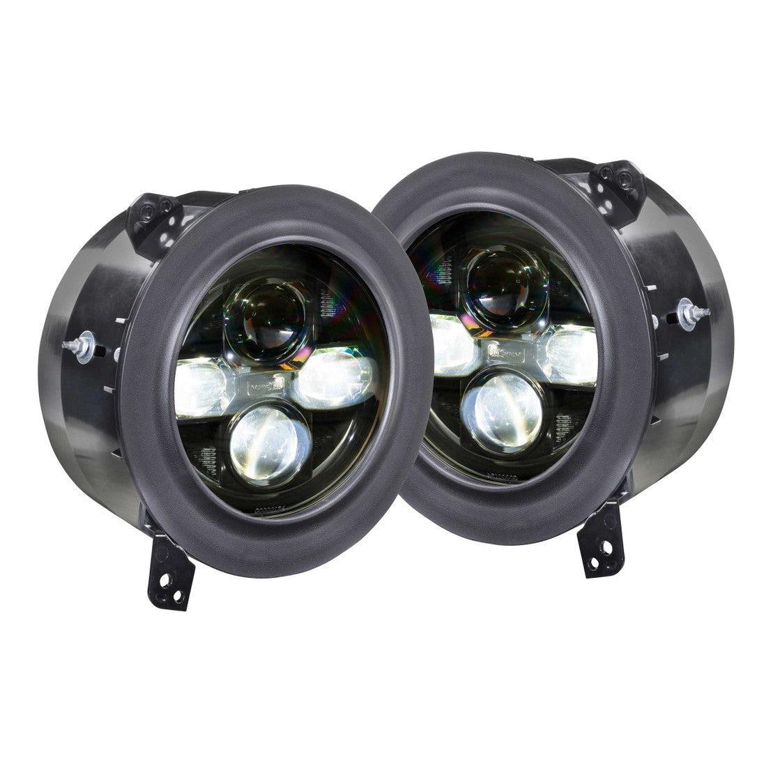 2018-2023 Ecodiesel Wrangler JL/Gladiator JT Sealed 7 Headlights - View 4 | Dirty Garage