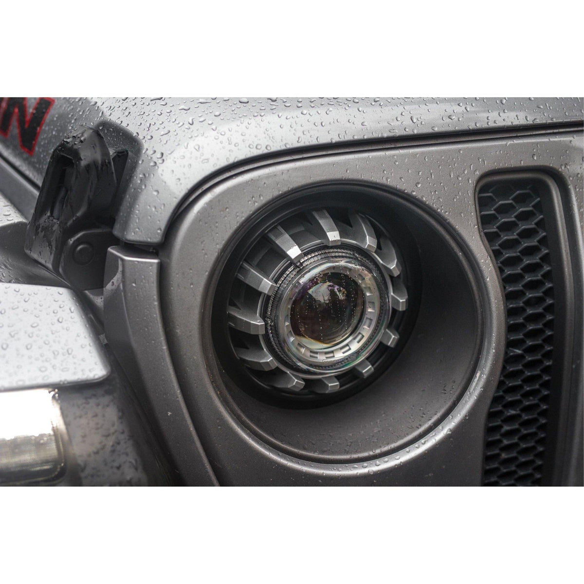 2018+ Jeep Wrangler JL 7" LED Headlight Adapters - View 6 | Dirty Garage