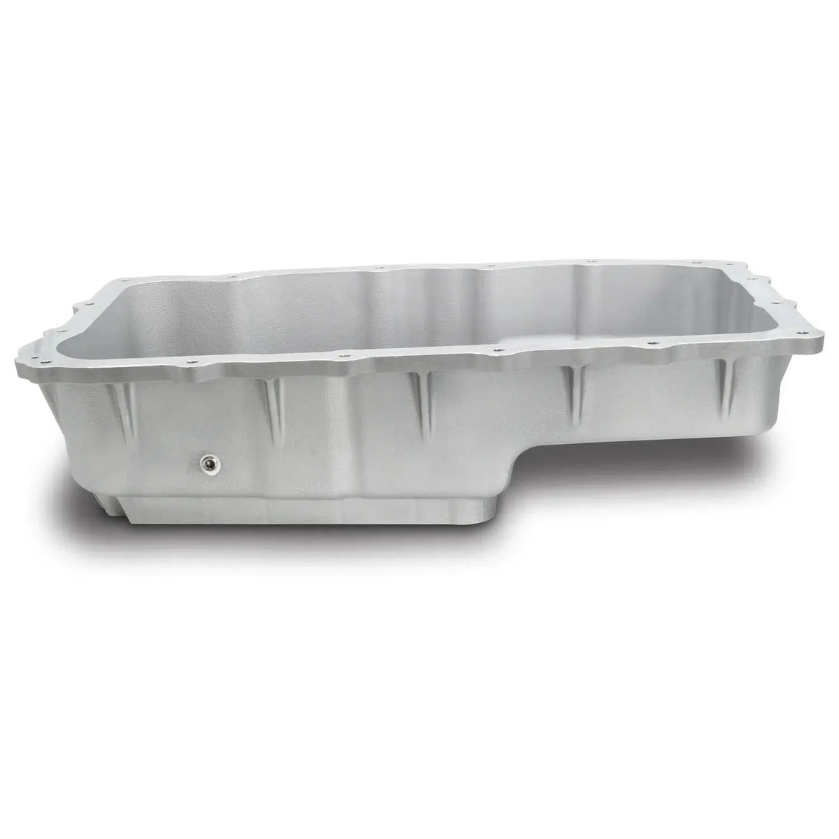 Universal w/ 10L80 Heavy-Duty Deep Cast Aluminum Transmission Pan Raw - View 6 | Dirty Garage