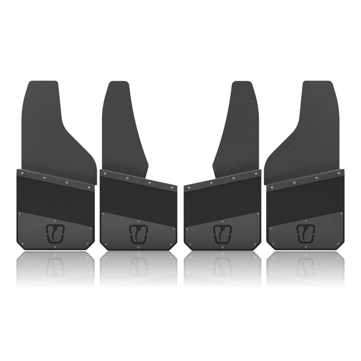 2019+ Chevy 1500 Standard Height Kickback Mud Flaps-Mud Flap-Trigger Industries-Dirty Garage