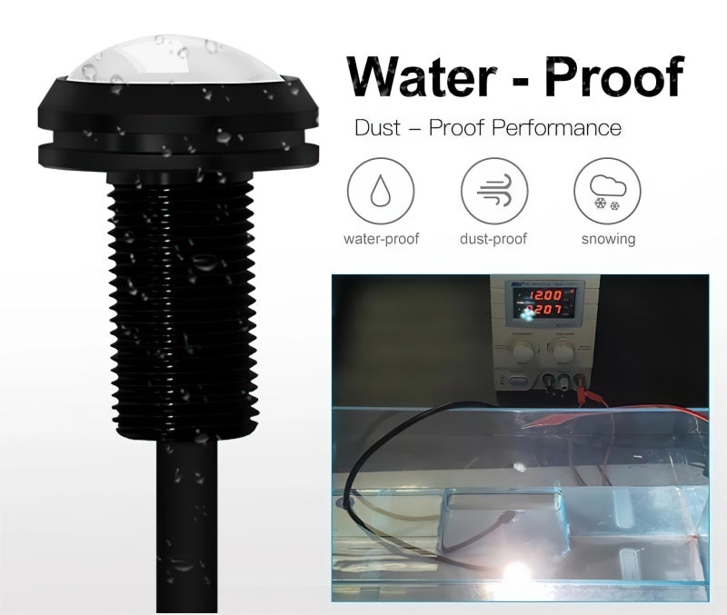 Universal Cree LED Billet Amber Light - View 3 | Dirty Garage