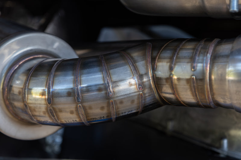2020-2024 GM Corvette 3" Active Cat Back Quad Split Rear Exit Exhaust with AFM Sims - View 4 | Dirty Garage