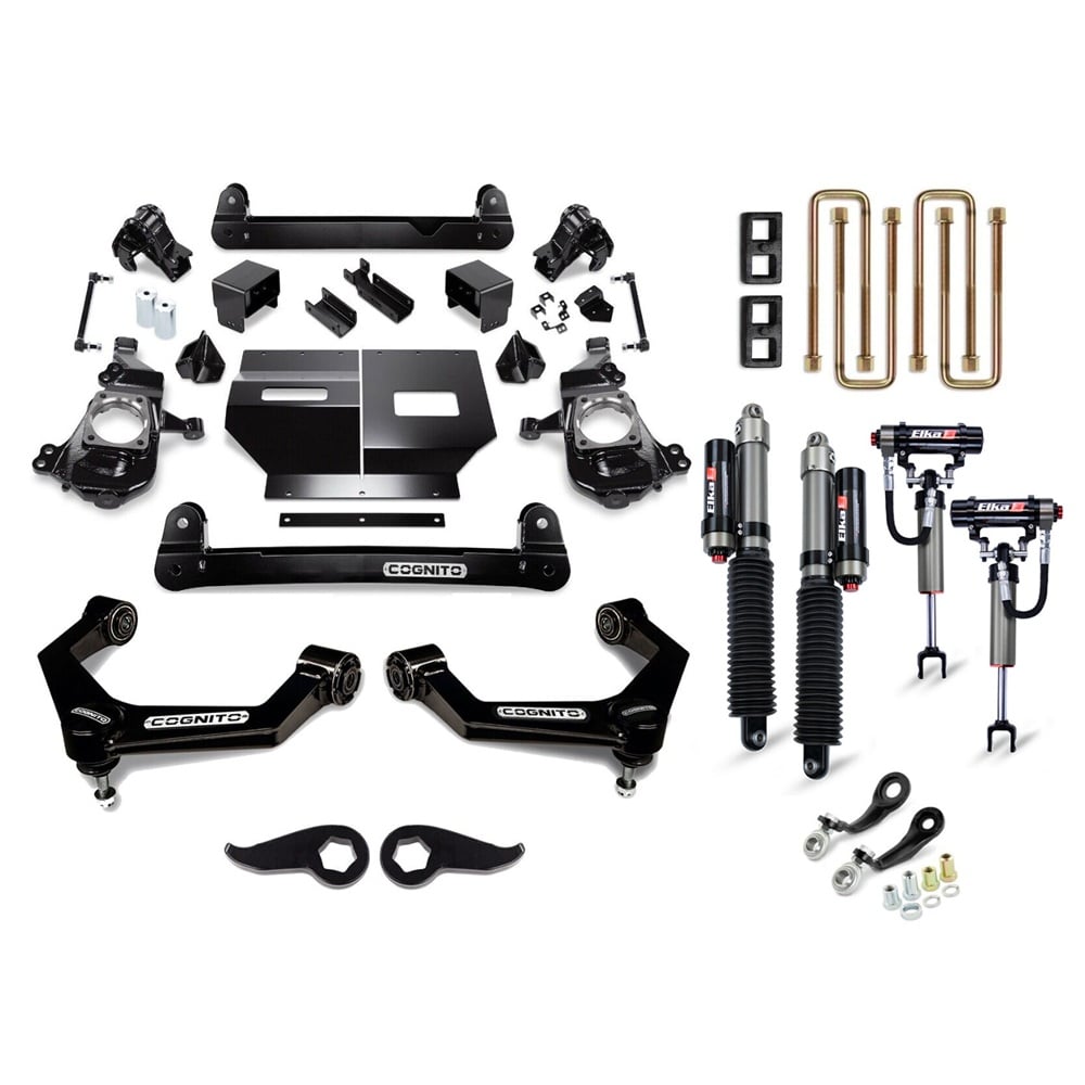 Cognito 5 Inch Elite Lift Kit With Elka 2.5 Reservoir Shocks for 2020-2025 GM HD