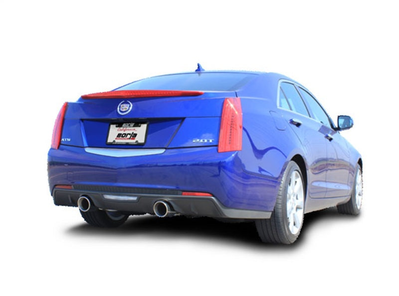 Borla 13-15 Cadillac ATS 2.0L AT RWD 4Dr Single Split Rear Exit Exhaust (Rear Section) - View 6 | Dirty Garage