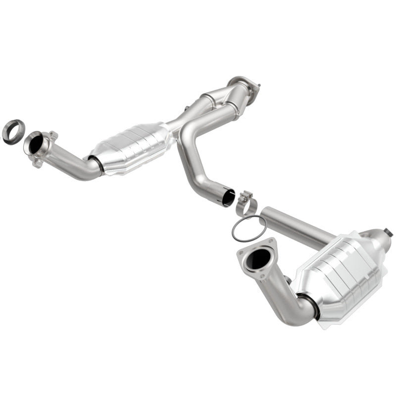 2002-2006 GM HD Dual Catalytic Converter Y-Pipe Assembly 2WD | Dirty Garage