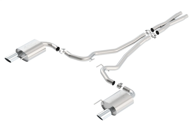 Borla Atak S Cat-Back 15-17 Ford Mustang GT 5.0L V8 MT/AT 2.5in pipe 4in tip | Dirty Garage
