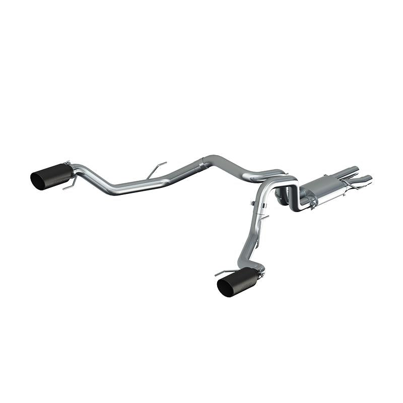 2017-2020 F-150 Raptor 3.5"L Ecoboost Dual Rear Exit 3" Resonator Back Exhaust System | Dirty Garage