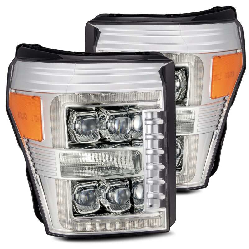 2011-2016 Super Duty Nova-Series LED Projector Chrome Headlights | Dirty Garage