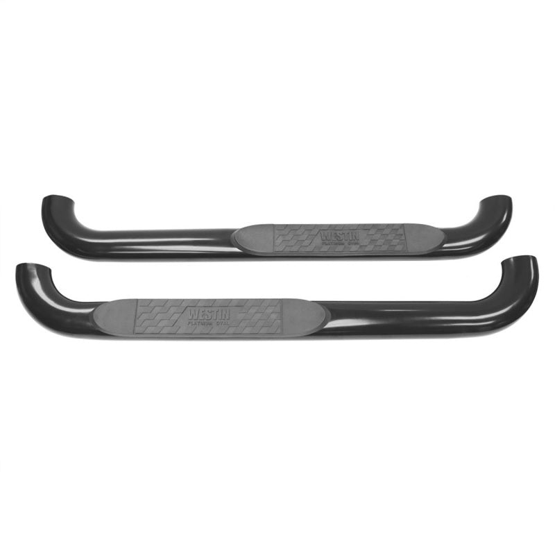 Westin 2009-2018 Dodge/Ram 1500 Reg Cab Platinum 4 Oval Nerf Step Bars - Black - View 3 | Dirty Garage
