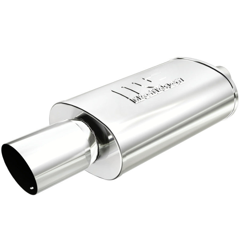 Universal Muffler w/ Tip Mag RS 14x5x8 3" 4" | Dirty Garage