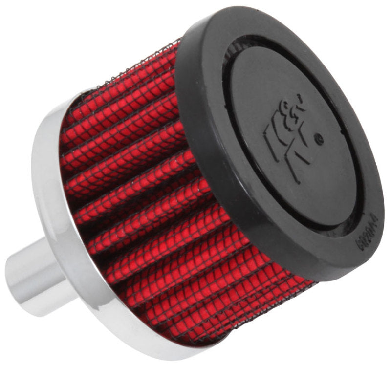 Universal Steel Base Crankcase Vent Filter .5in Vent OD x 2in OD x 1.5in Height - View 3 | Dirty Garage