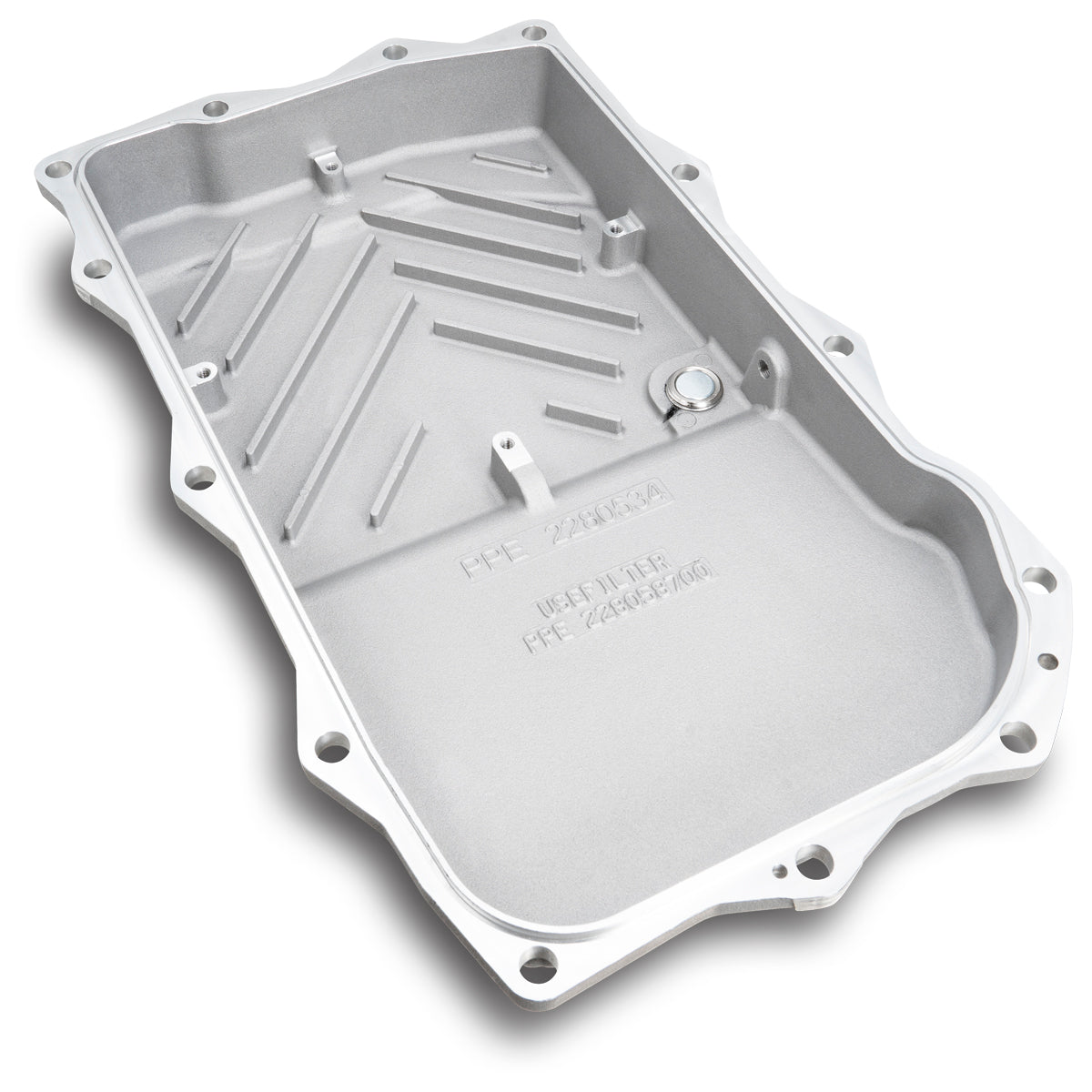 2012-2021 Grand Cherokee w/ ZF-8 Speed Heavy-Duty Cast Aluminum Transmission Pan Raw - View 16 | Dirty Garage