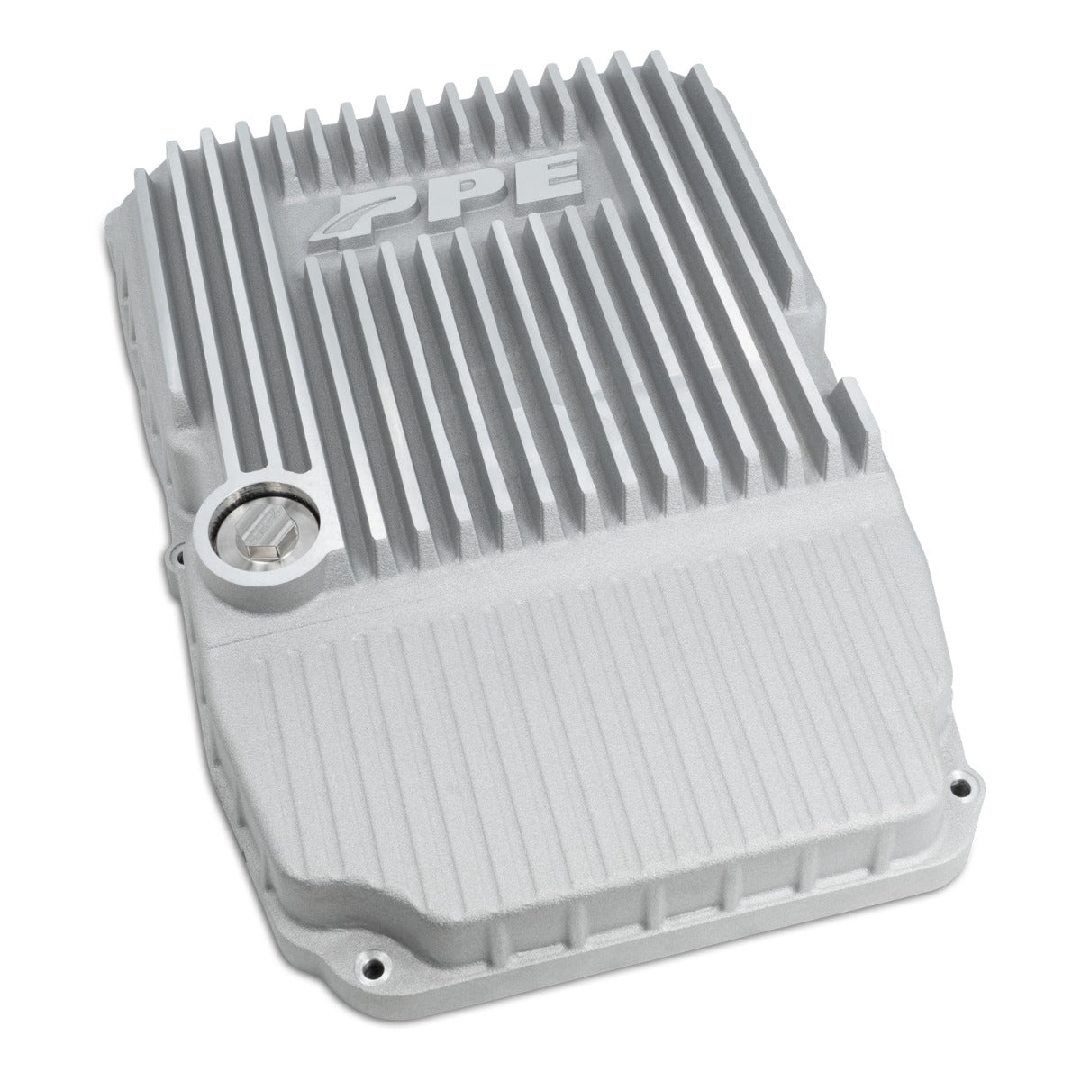Universal w/ WA580, W5A580, NAG1 Transmission Heavy-Duty Cast Aluminum Transmission Pan Raw | Dirty Garage