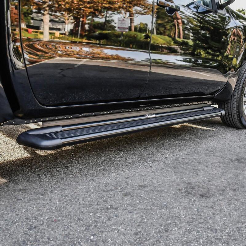Universal Sure-Grip Series 79" Black Aluminum Running Boards- - View 6 | Dirty Garage