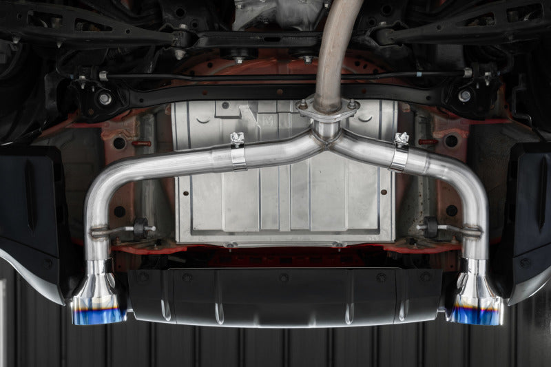 2022 Subaru BRZ Toyota GR86 2.4L 2.5" Dual Split Rear Exit Exhaust w 5" Burnt Tips - View 2 | Dirty Garage