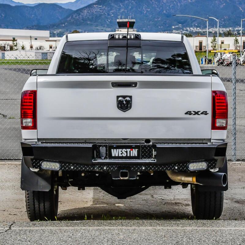 2009-2026 Ram 1500 / HD HDX Bandit Black Rear Bumper - View 5 | Dirty Garage