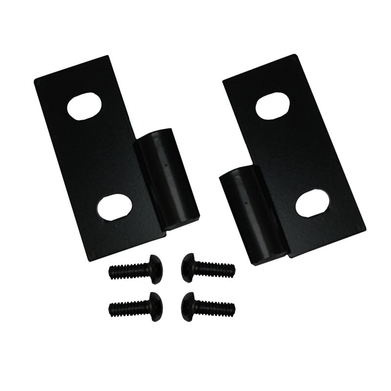 Rugged Ridge 76-06 Jeep CJ / Jeep Wrangler Black Lower Door Hinge Brackets | Dirty Garage