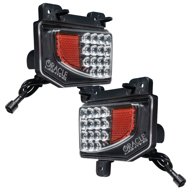 2020-2025 Gladiator Rear Bumper LED Reverse Lights 6000K - View 2 | Dirty Garage