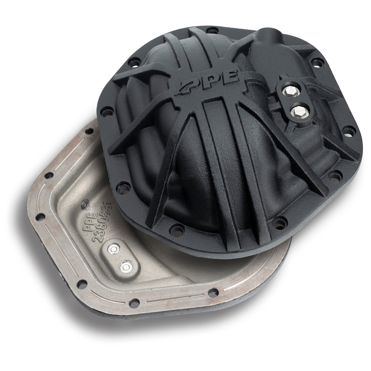 2007-2018 Jeep Wrangler Dana-44 Cast Nodular Iron Rear Differential Cover Black | Dirty Garage