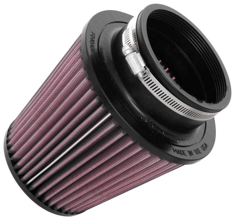 Universal Clamp-On Air Filter 4in FLG/6-1/2in B/4-1/2in T/6in H - View 2 | Dirty Garage