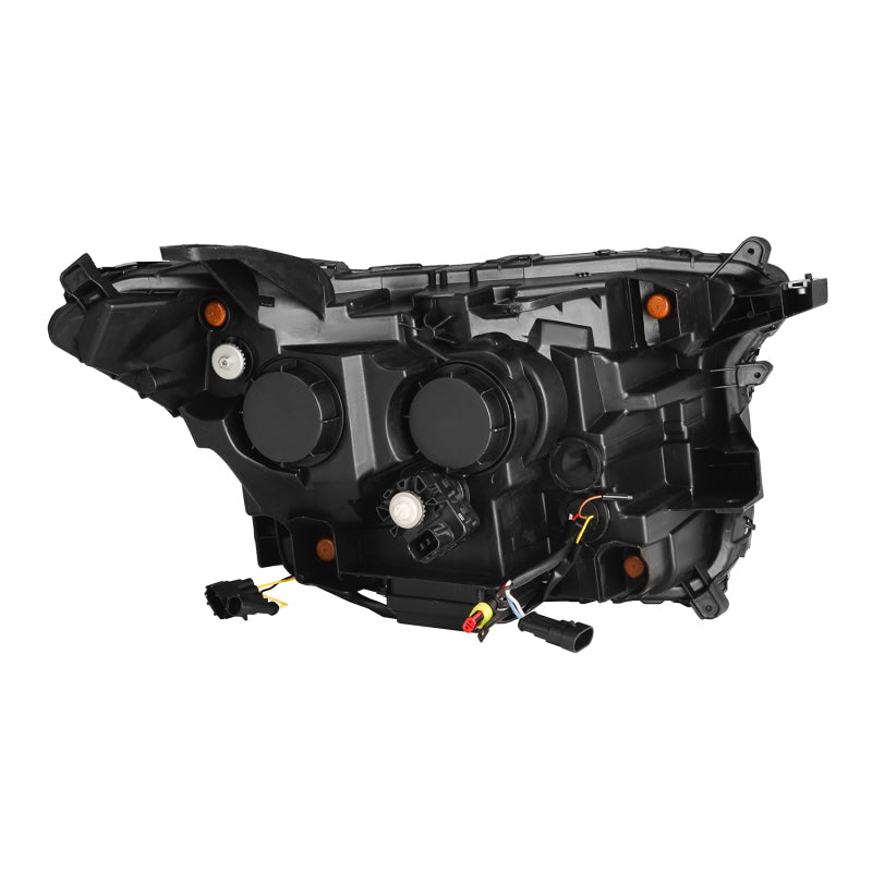 2024-2025 Tacoma Nova-Series LED Projector Alpha Black Headlights Active Light Sequential Signal DRL - View 2 | Dirty Garage