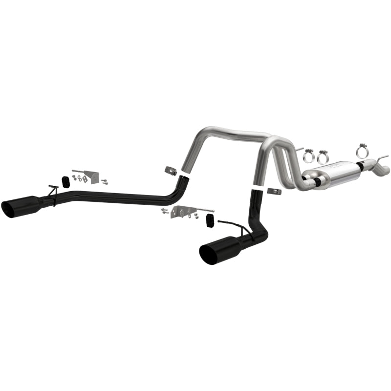 2021-2025 F-150 Street Series Cat Back Performance Exhaust Dual Split Rear Exit | Dirty Garage