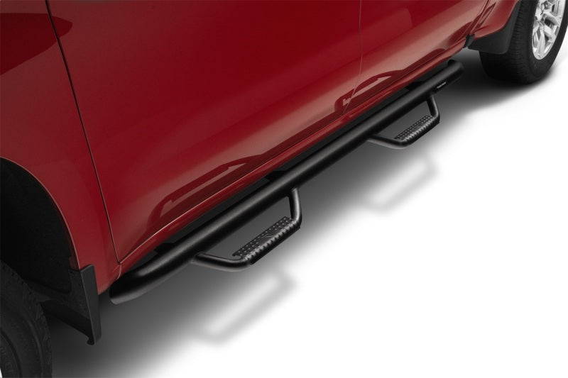 2019-2022 GM 1500 Crew Cab Textured Black 3" Cab Length Nerf Steps - View 3 | Dirty Garage