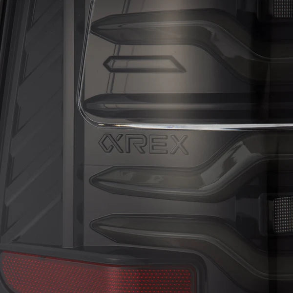 2025 Ram 1500 Luxx-Series LED Tail Lights Alpha Black - View 3 | Dirty Garage