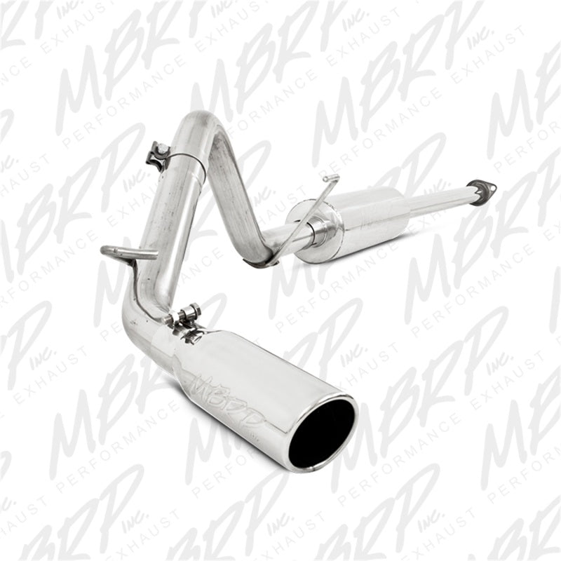 2005-2013 Tacoma 4.0L EC CC Cat Back Single Exit Aluminized Exhaust - View 2 | Dirty Garage