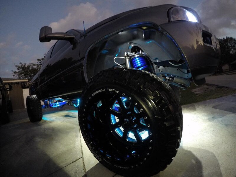 Universal LED Illuminated Wheel Rings 15" ColorSHIFT - View 7 | Dirty Garage