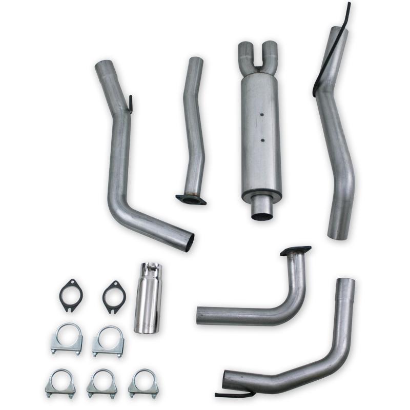 2005-2011 Frontier 4.0L Single Side Aluminum Cat Back Exhaust | Dirty Garage