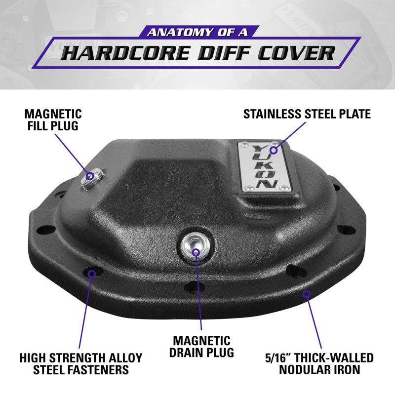 1999-2019 GM 8.5 in Rear Differential Cover (YHCC-GM8.5-M) - View 6 | Dirty Garage