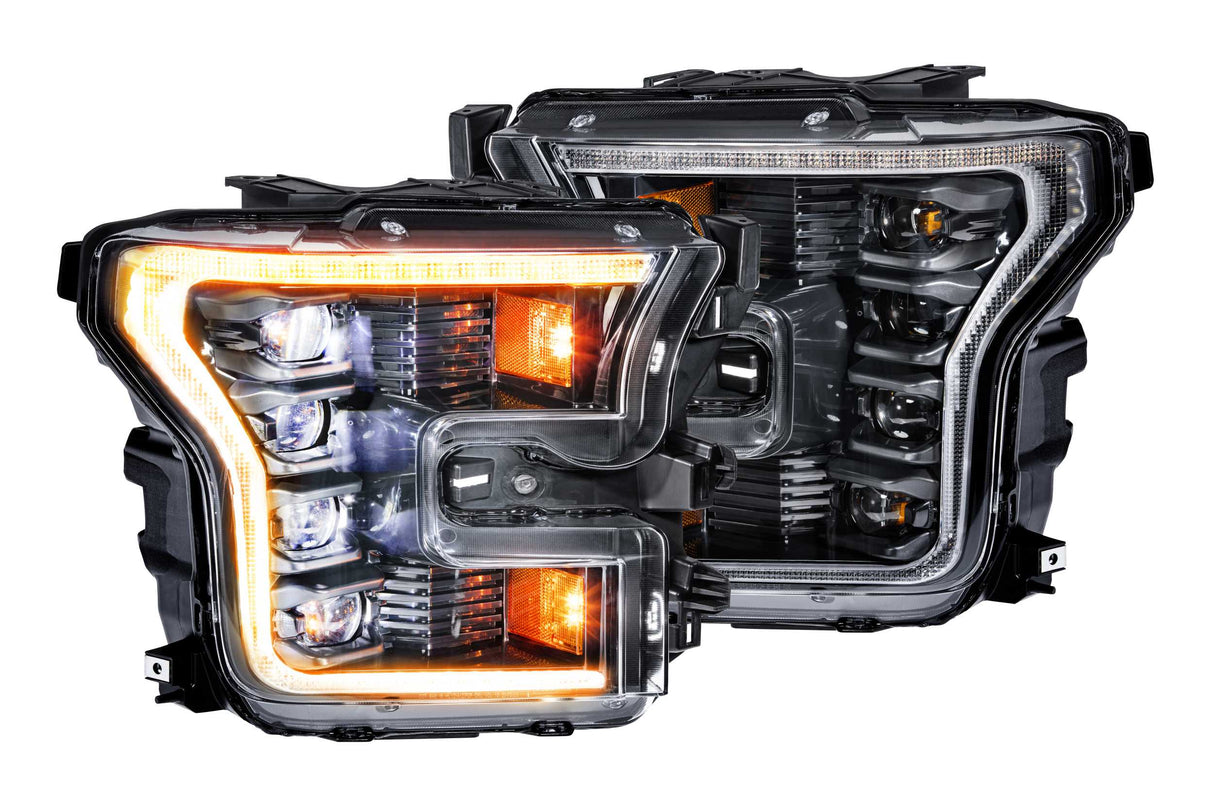 2015-2017 F-150 XB LED Headlights Amber DRL Gen 2 (LF502-A.2-ASM) | Dirty Garage